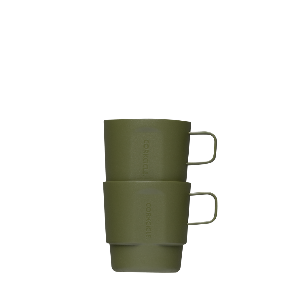 Cafe Stacker Set (2) - Home Refill L9 - 6oz / Olive