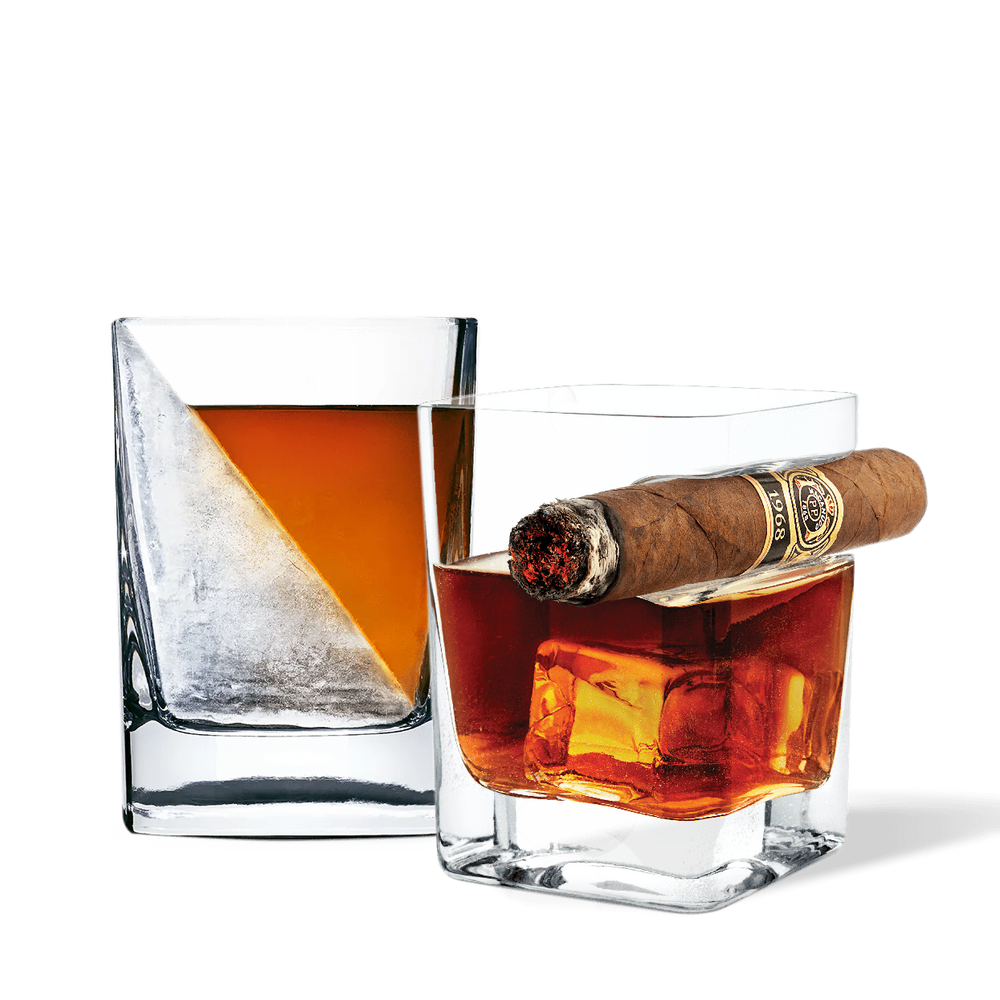 Whiskey Wedge + Cigar Glass Bundle - Clean Whiskey V9 - Default Title